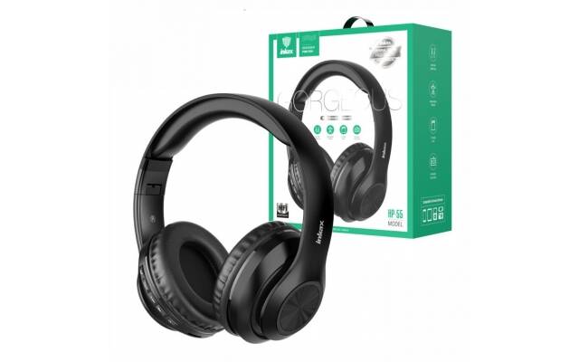 Audifonos Inkax HP-55 negros bluetooth