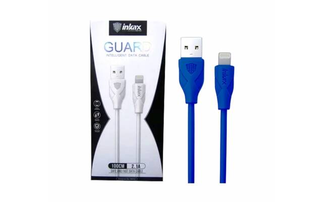 Cable Inkax Lightning 2.1a 1m azul