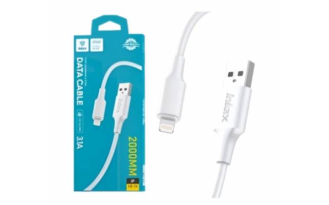 Cable Inkax Lightning 3.1a 2m blanco