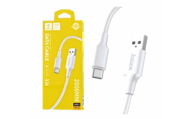 Cable Inkax USB-C 3.1a 2m blanco
