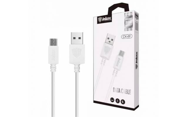 Cable Inkax Micro USB 5a 1m blanco