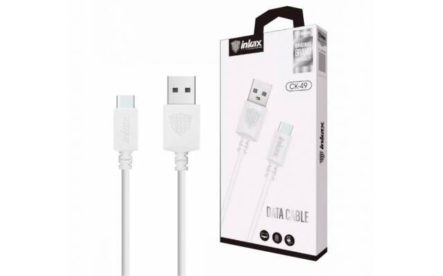 Cable Inkax USB-C 5a 1m blanco