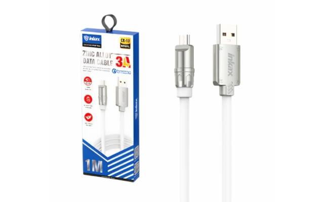 Cable Inkax Micro USB 3a 1m silver