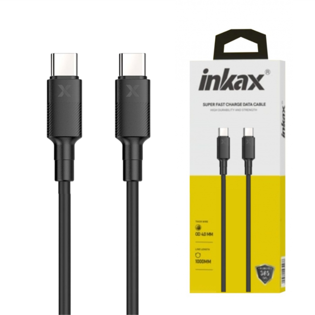 Cable Inkax Tipo C - Tipo C 3.1A negro
