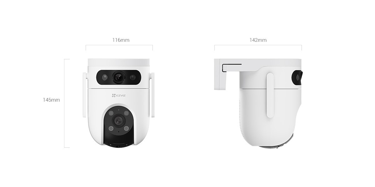 Camara Wifi 6+4G Ezviz H9c Dual (5+5MP) 3K