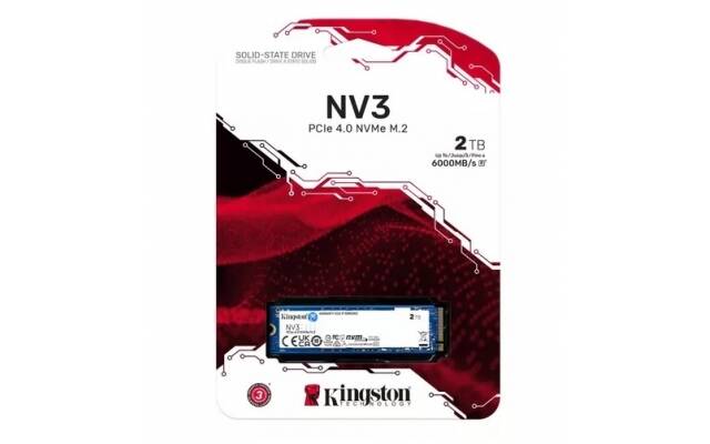 Disco SSD NV3 Kingston 2000GB NVMe M.2 PCIe 2280