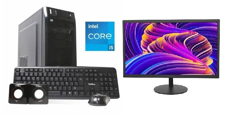 Combo PC Intel Core i5 14400 16GB + Monitor Hikvision 18.5" HD