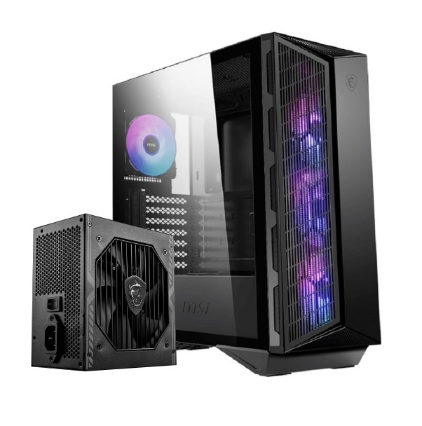 Gabinete MSI Gungnir ARGB + Fuente MAG 550W 80 Plus Bronze