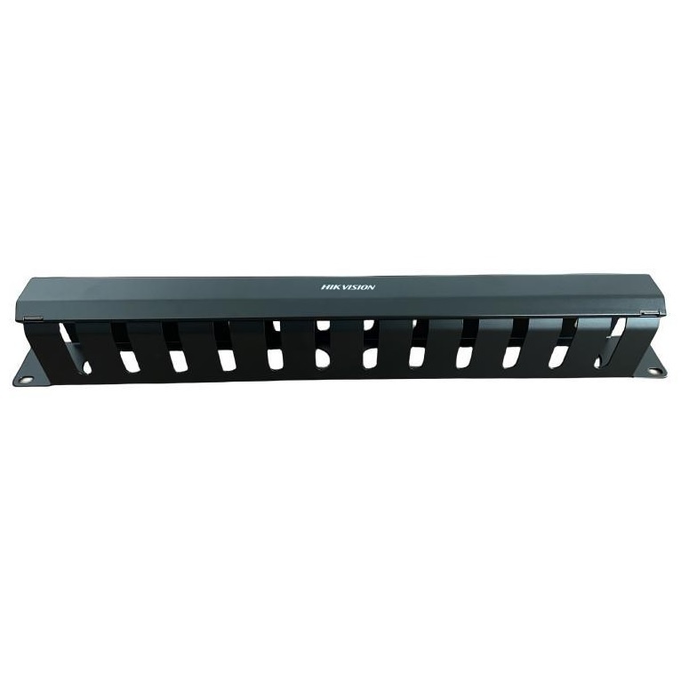 Manejador de cables Hikvision 1U y 12 ranuras