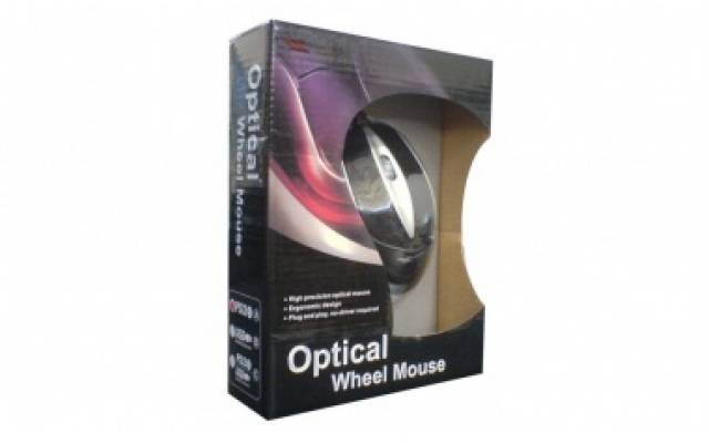 Mouse optico Xtreme negro plata USB