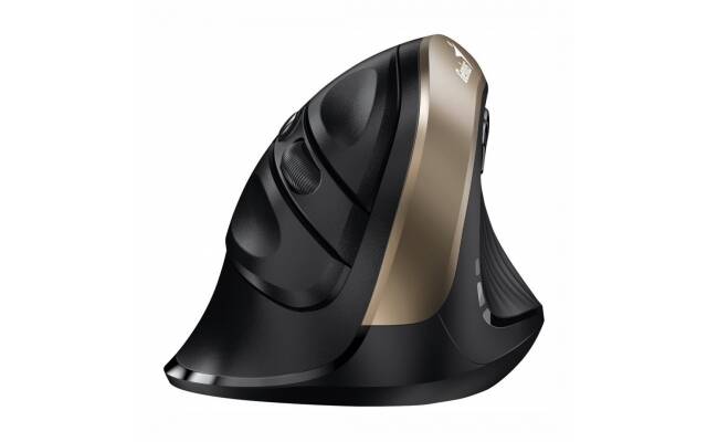 Mouse Genius Ergo inalámbrico dorado