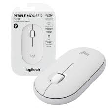 Mouse Logitech M350S Pebble 2 bluetooth blanco