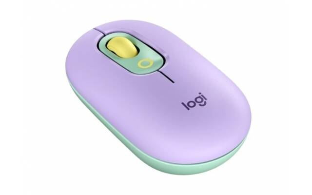 Mouse Logitech POP inalámbrico bluetooth lila
