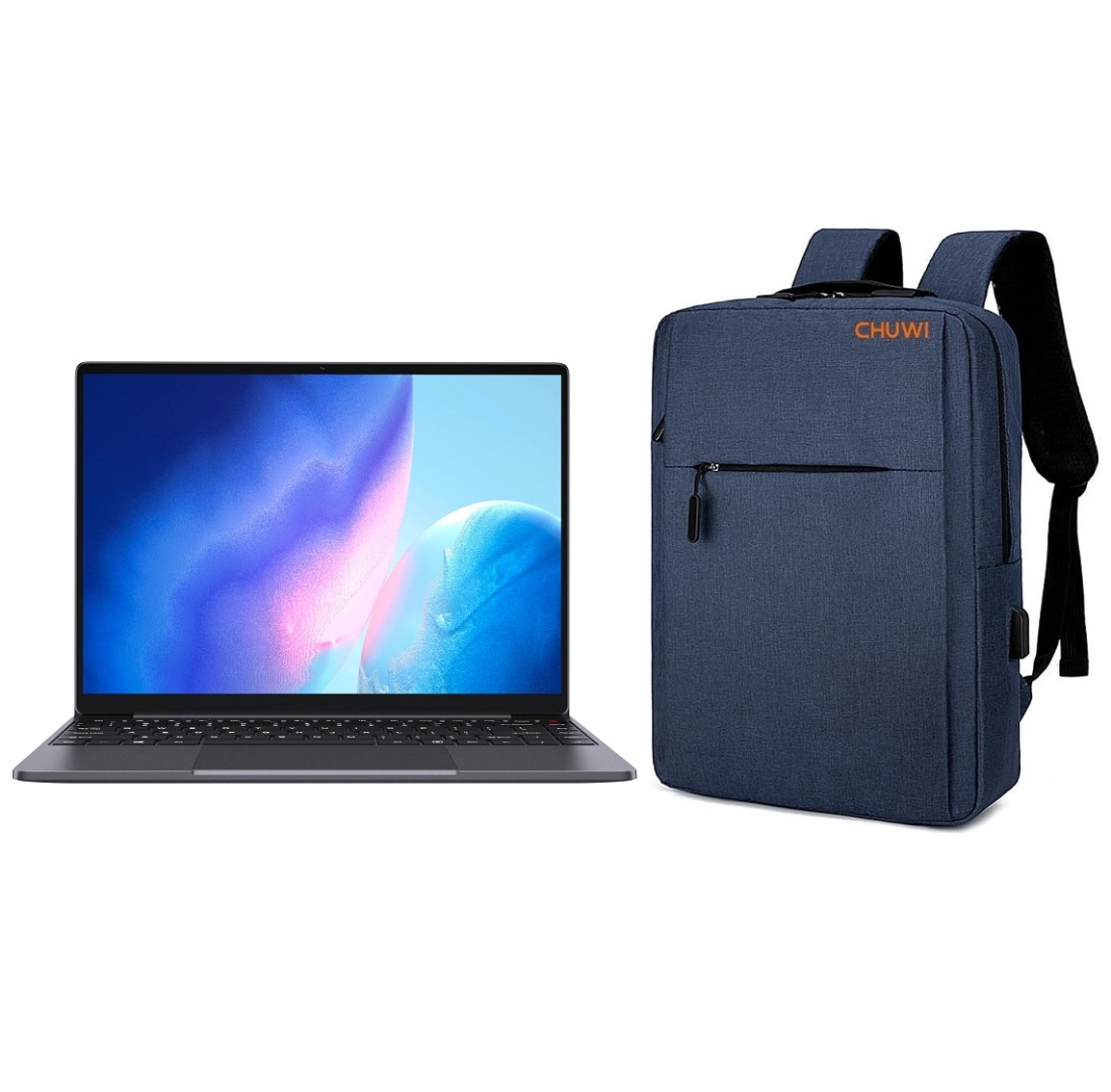 Combo Notebook Chuwi Core i9 14" FHD + Mochila 15.6" Azul