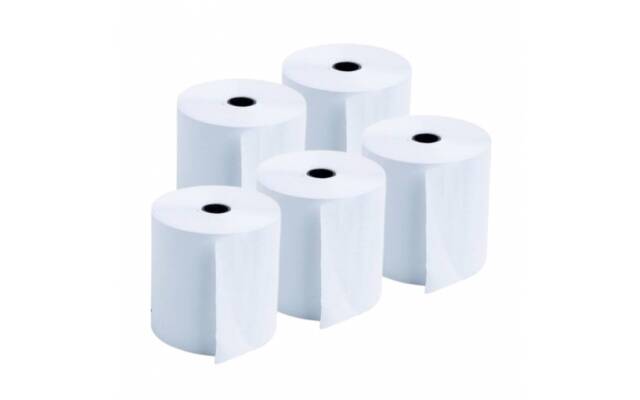 Rollos para impresora térmica 80x80x13 pack x 5