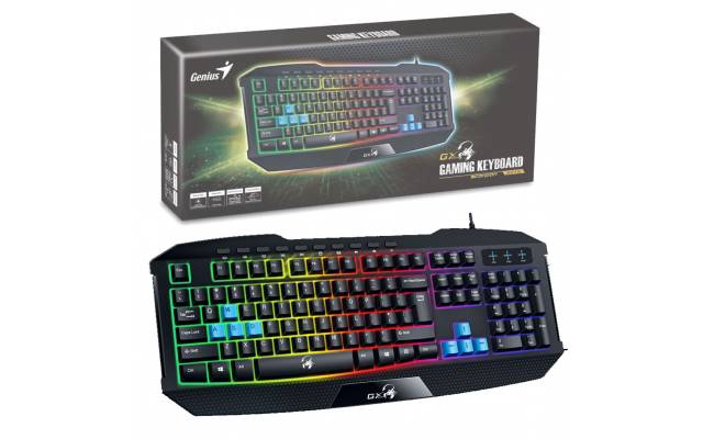 Teclado Genius Scorpion K215 gamer retroiluminado español usb